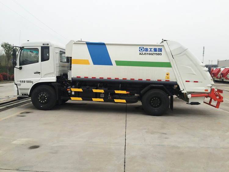 XCMG 8 Ton 12.5m3 Compressed Garbage Truck XZJ5160ZYSD5 For Sale